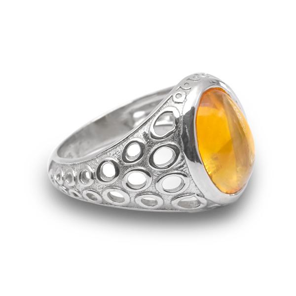 Bague citrine argent Citta